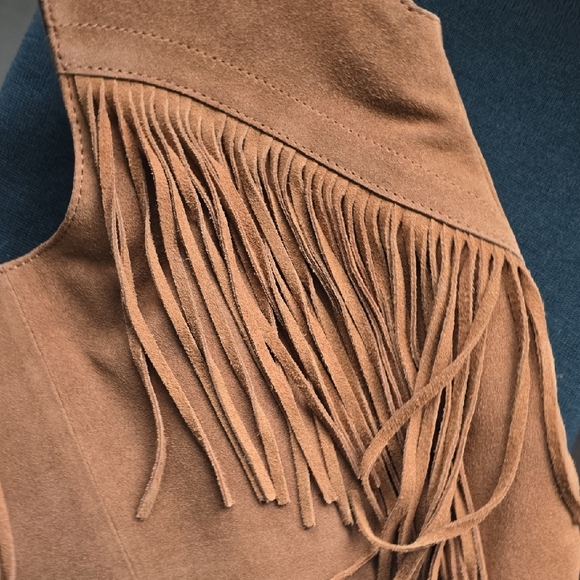 Lucky Brand Brown Suede Fringe Hobo Bag NWT - Picture 5 of 13